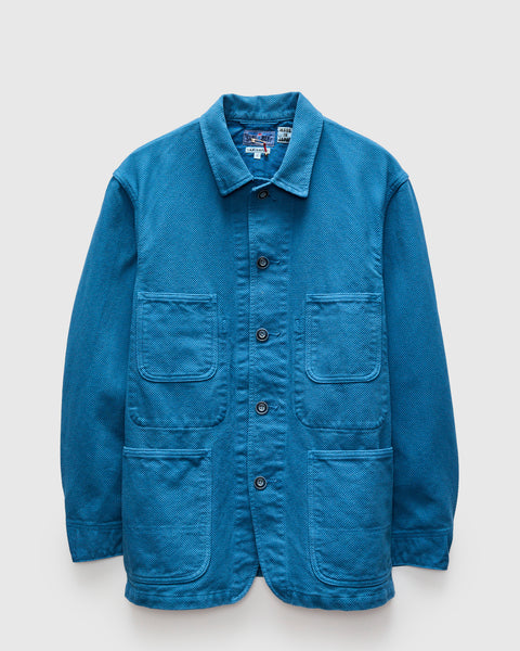 Sashiko Coverall Jacket in Blue Indigo – Blue Owl Workshop