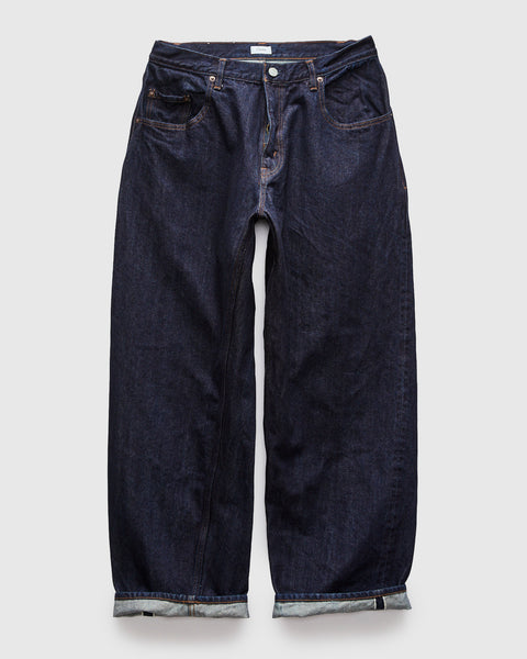 Baggy 5 Pocket Selvedge Denim Pants in Indigo – Blue Owl Workshop