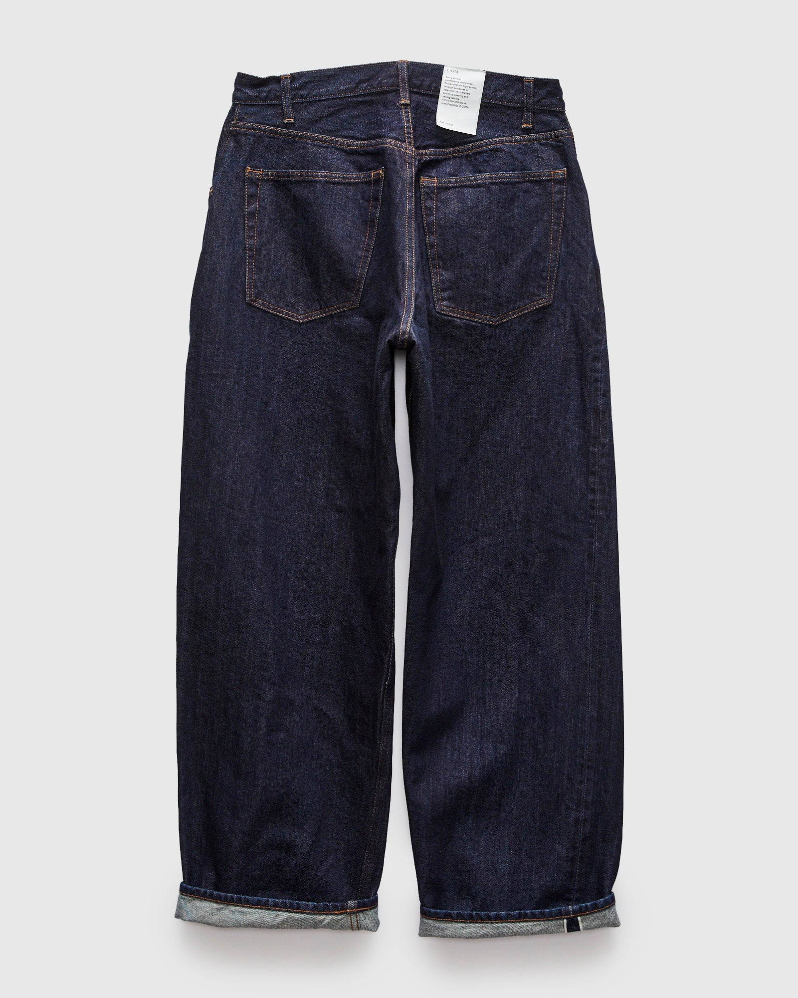 Baggy 5 Pocket Selvedge Denim Pants in Indigo – Blue Owl Workshop