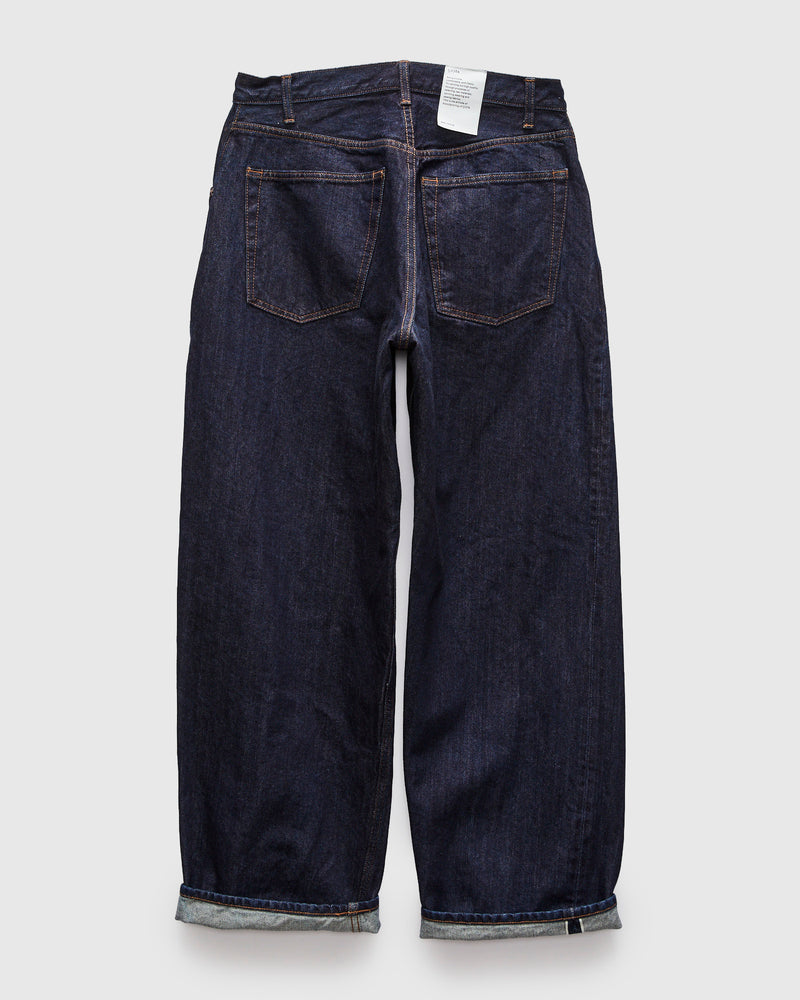 Baggy 5 Pocket Selvedge Denim Pants in Indigo