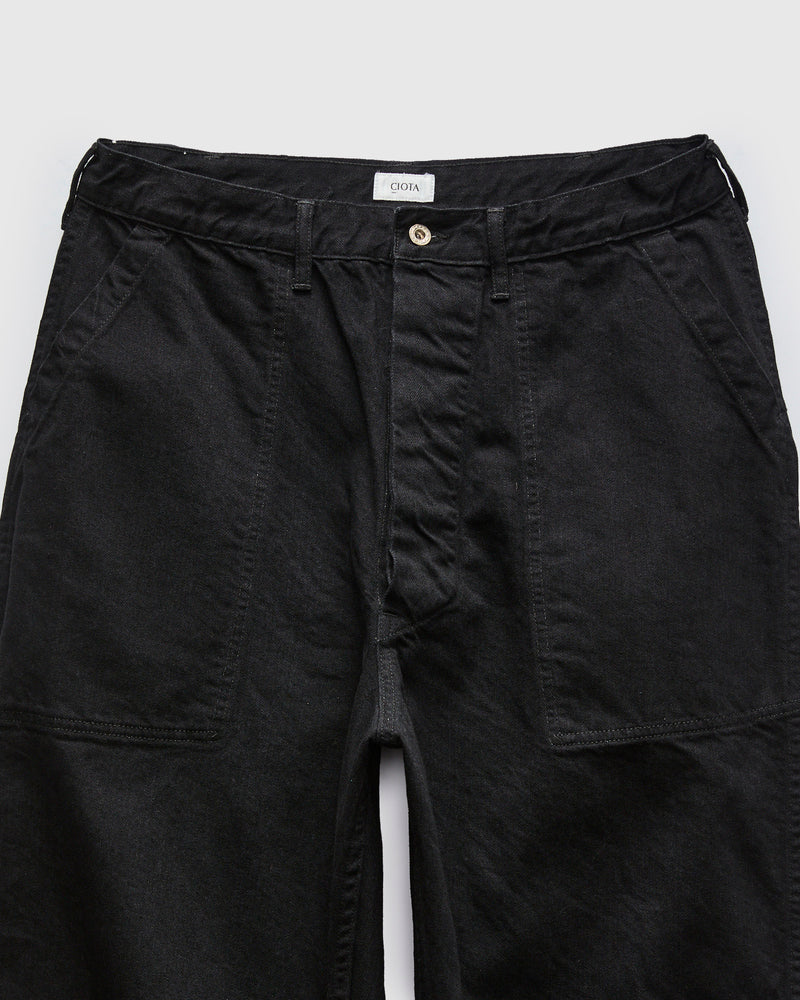 Denim Baker Pants in Rinse Black