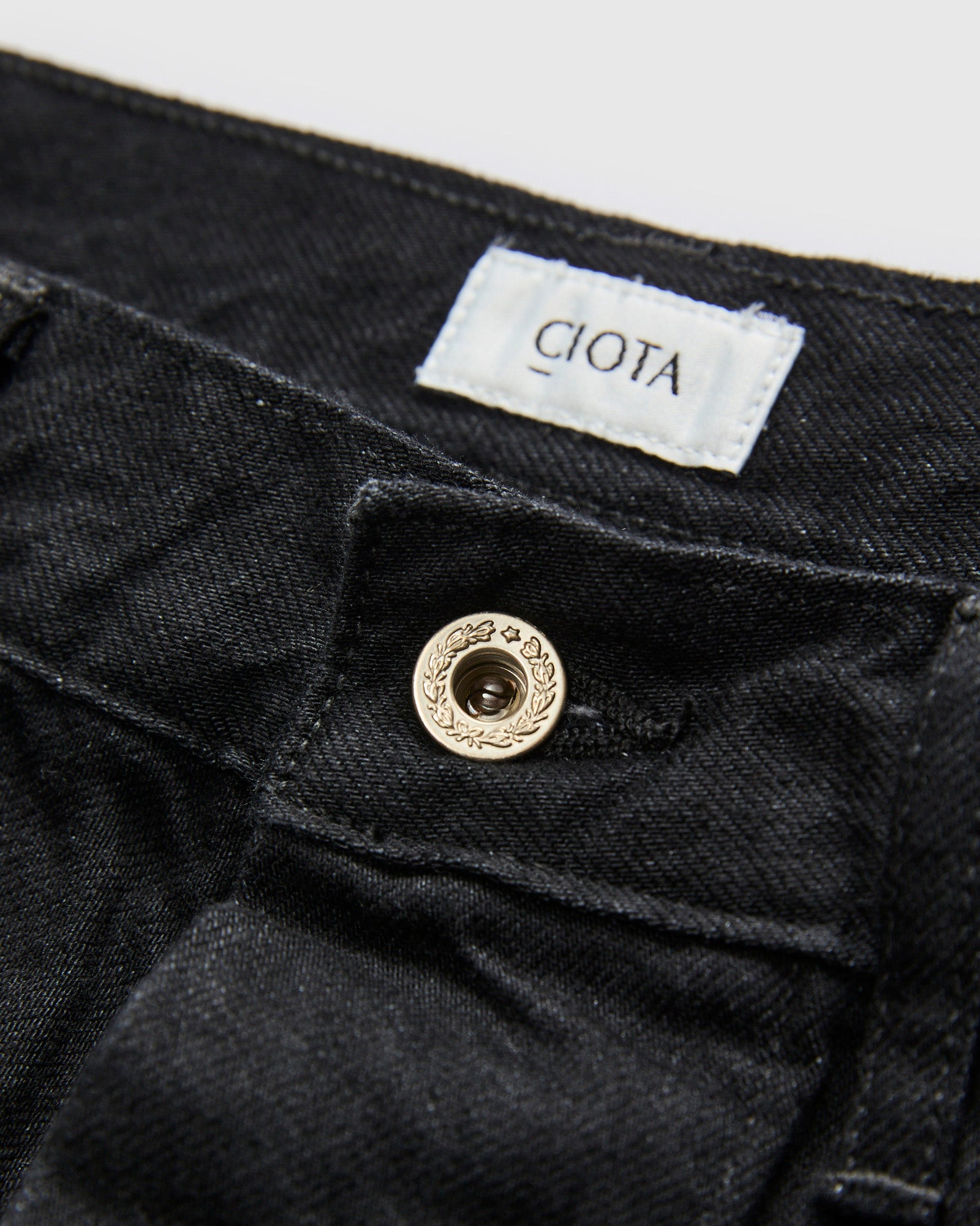 Denim Baker Pants in Rinse Black – Blue Owl Workshop