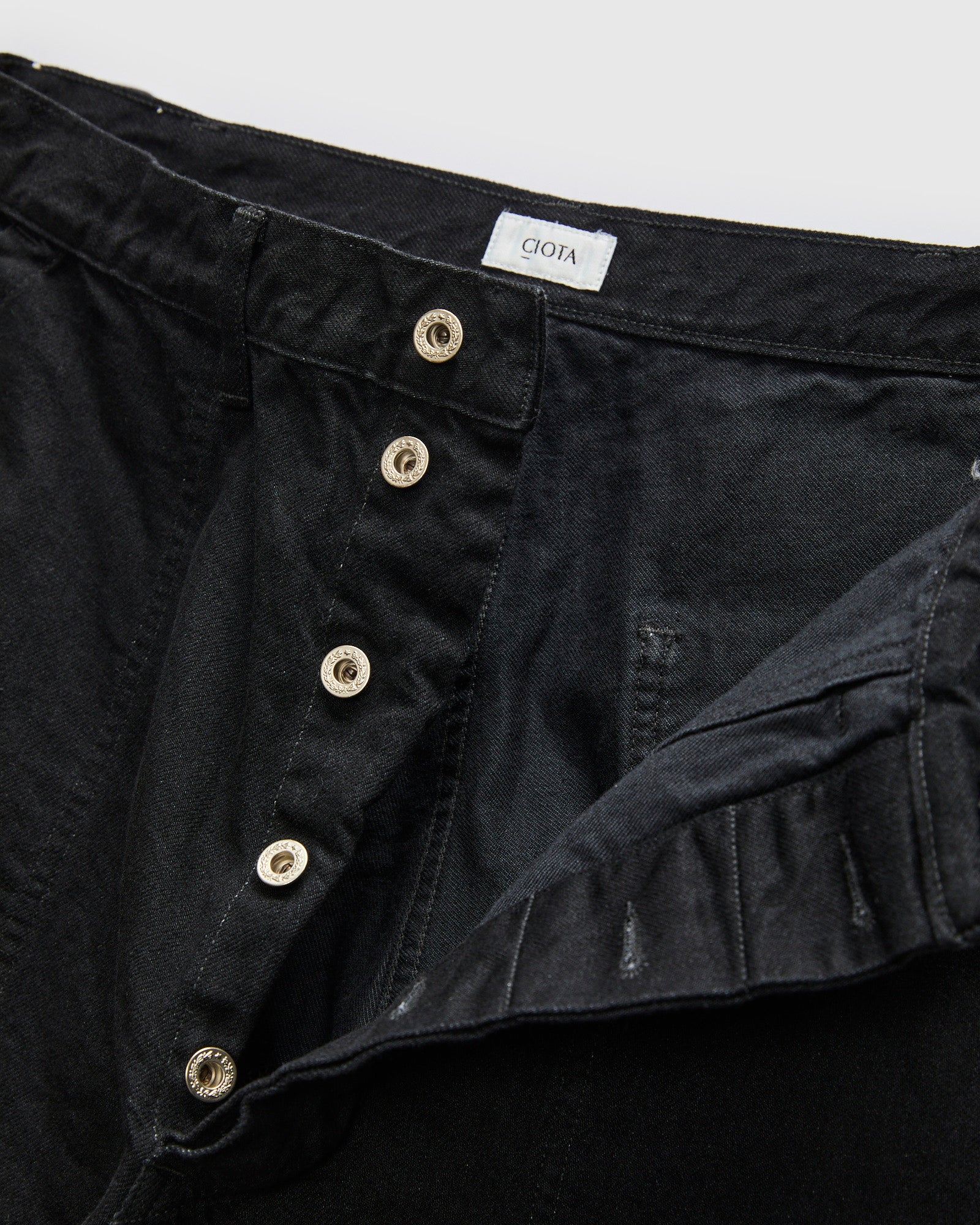 Denim Baker Pants in Rinse Black – Blue Owl Workshop