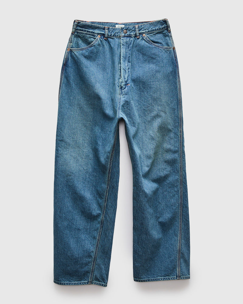 Denim Painter Pants in Medium Blue