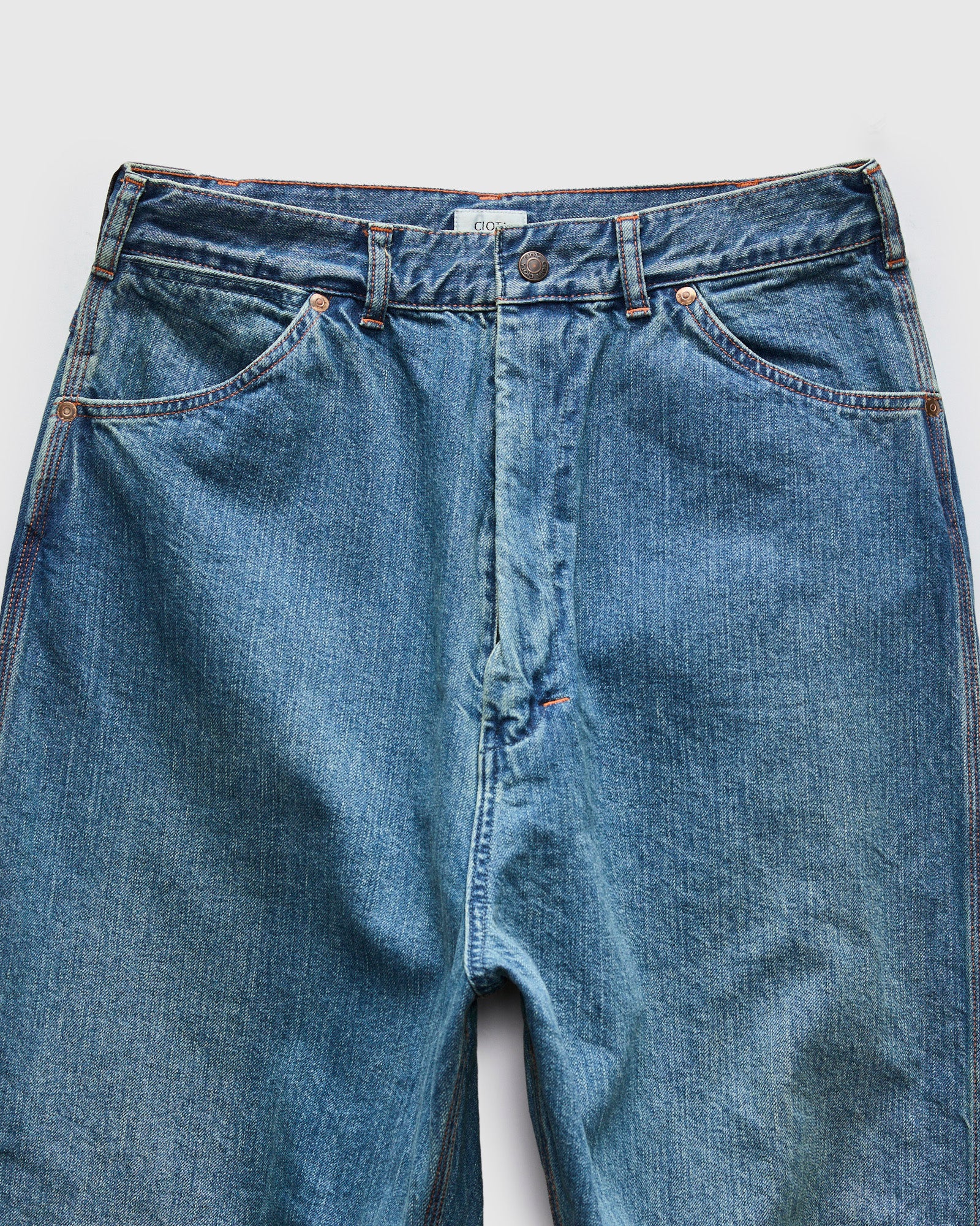 Denim Painter Pants in Medium Blue – Blue Owl Workshop