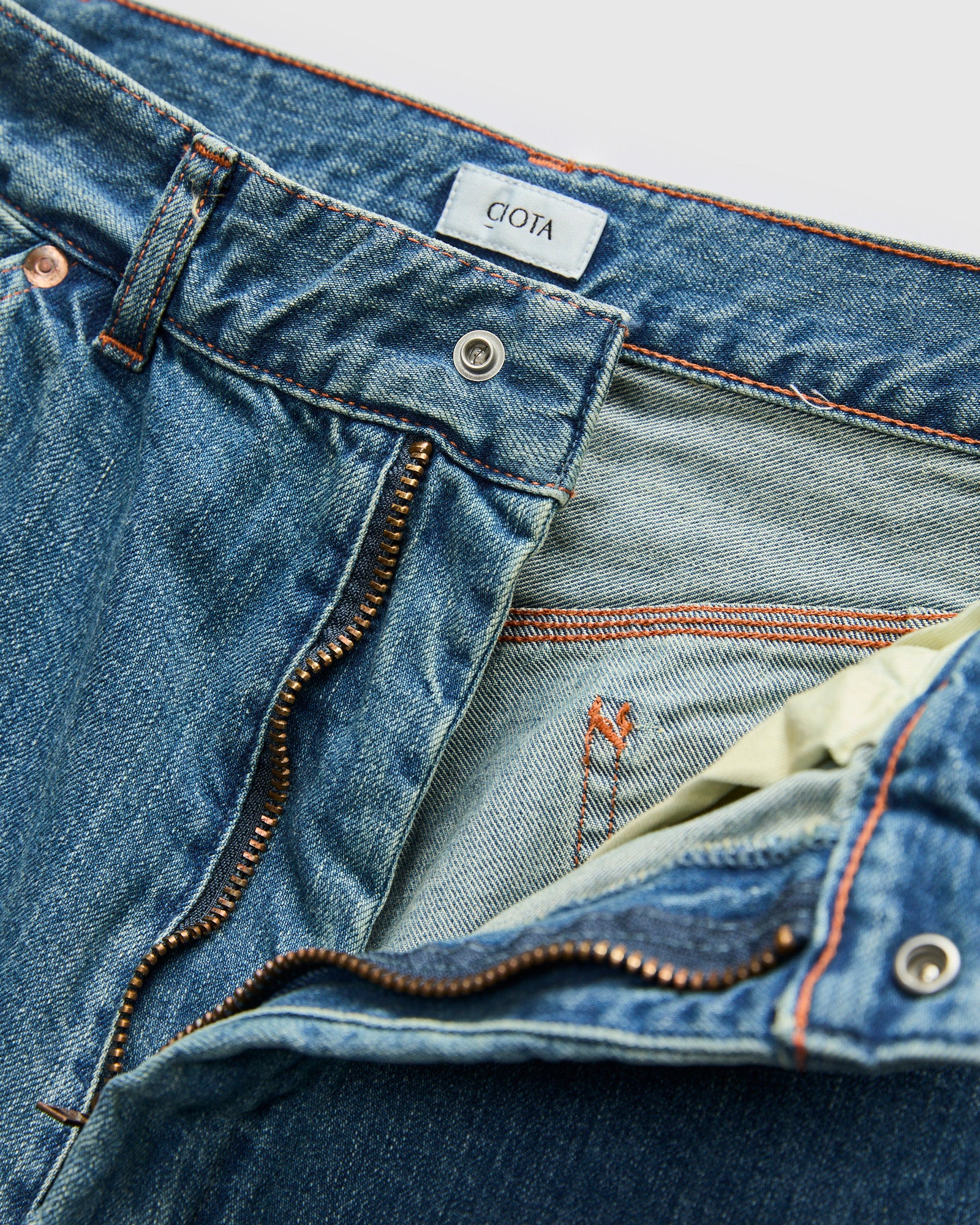 Denim Painter Pants in Medium Blue – Blue Owl Workshop