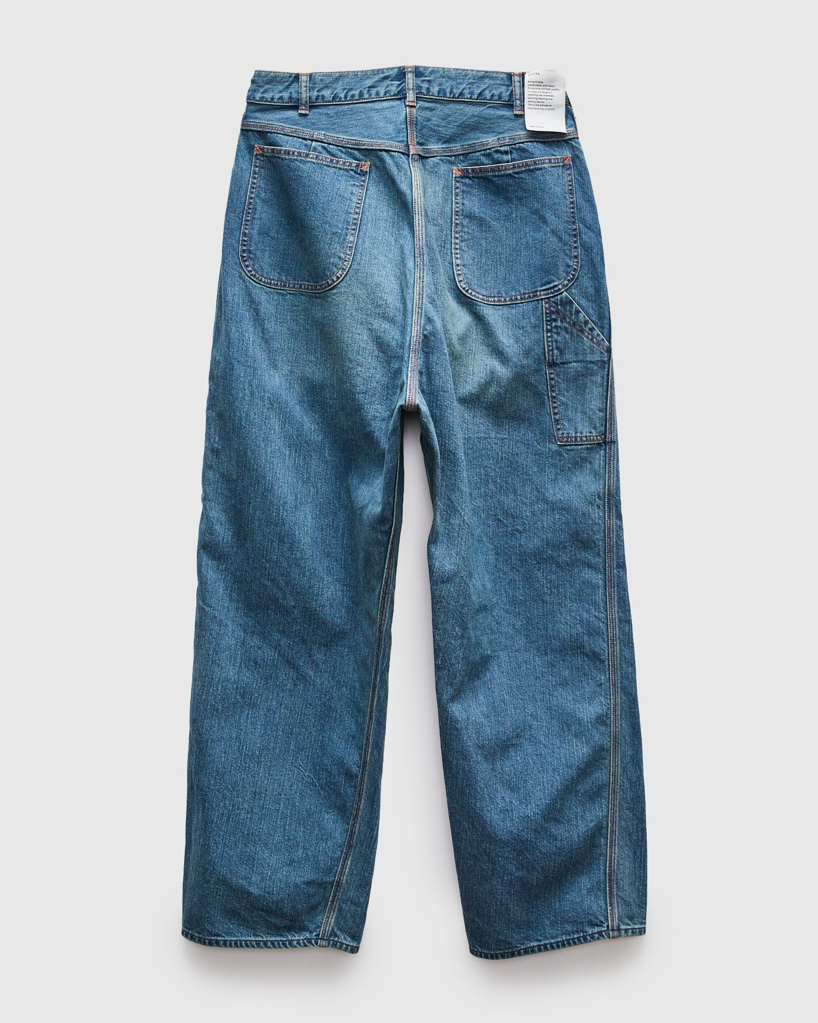 Denim Painter Pants in Medium Blue – Blue Owl Workshop