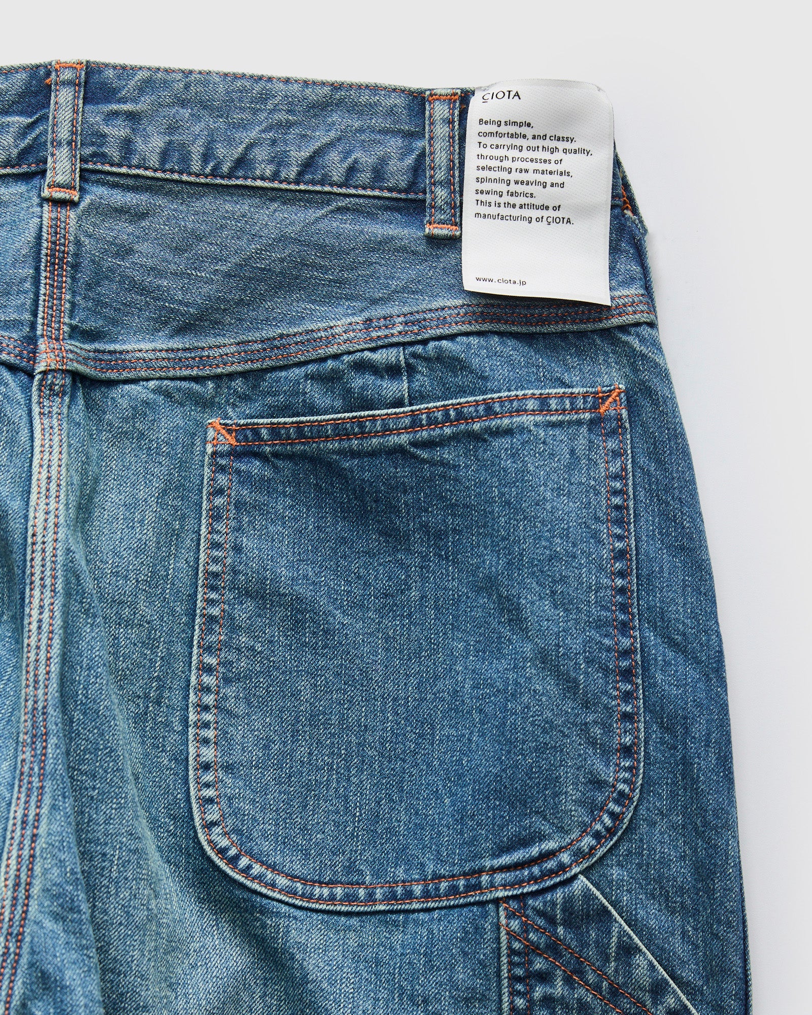 Denim Painter Pants in Medium Blue – Blue Owl Workshop