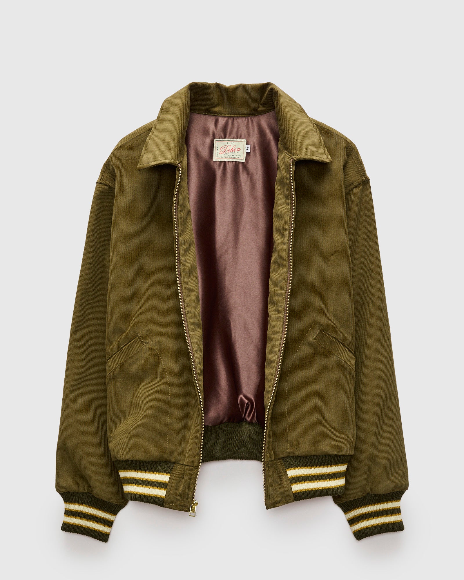 14AW MARKAWARE ブルゾン 2 ローデングリーン ウール ジャケット 60's Cut Team Jacket in Olive Corduroy – Blue Owl Workshop