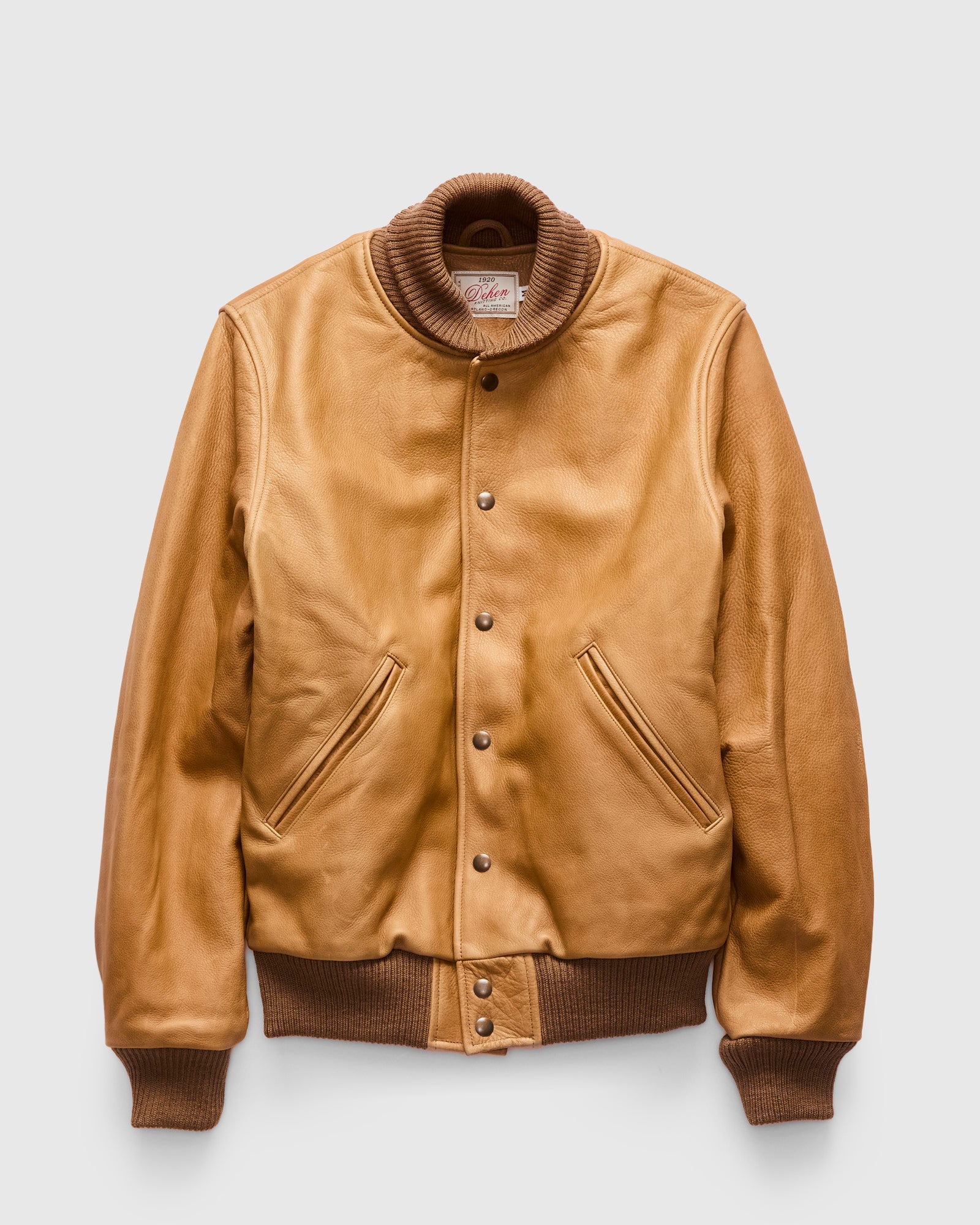 All-City Leather Jacket in Rust – Blue Owl Workshop