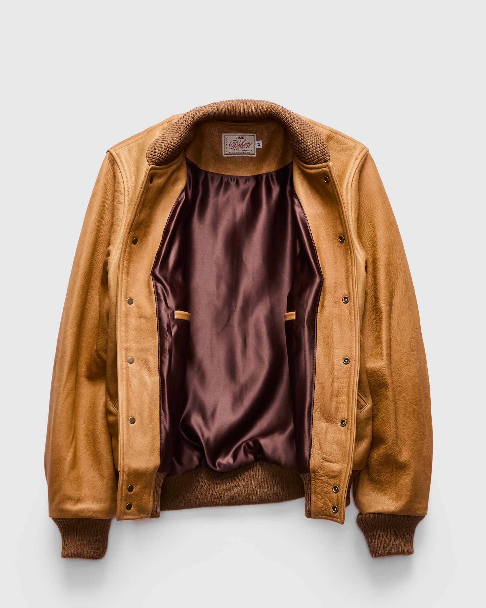 All-City Leather Jacket in Rust – Blue Owl Workshop