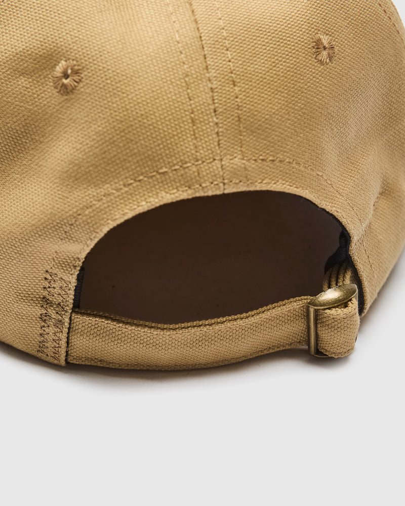 Baseball Hat in Tan Canvas Fawn Corduroy