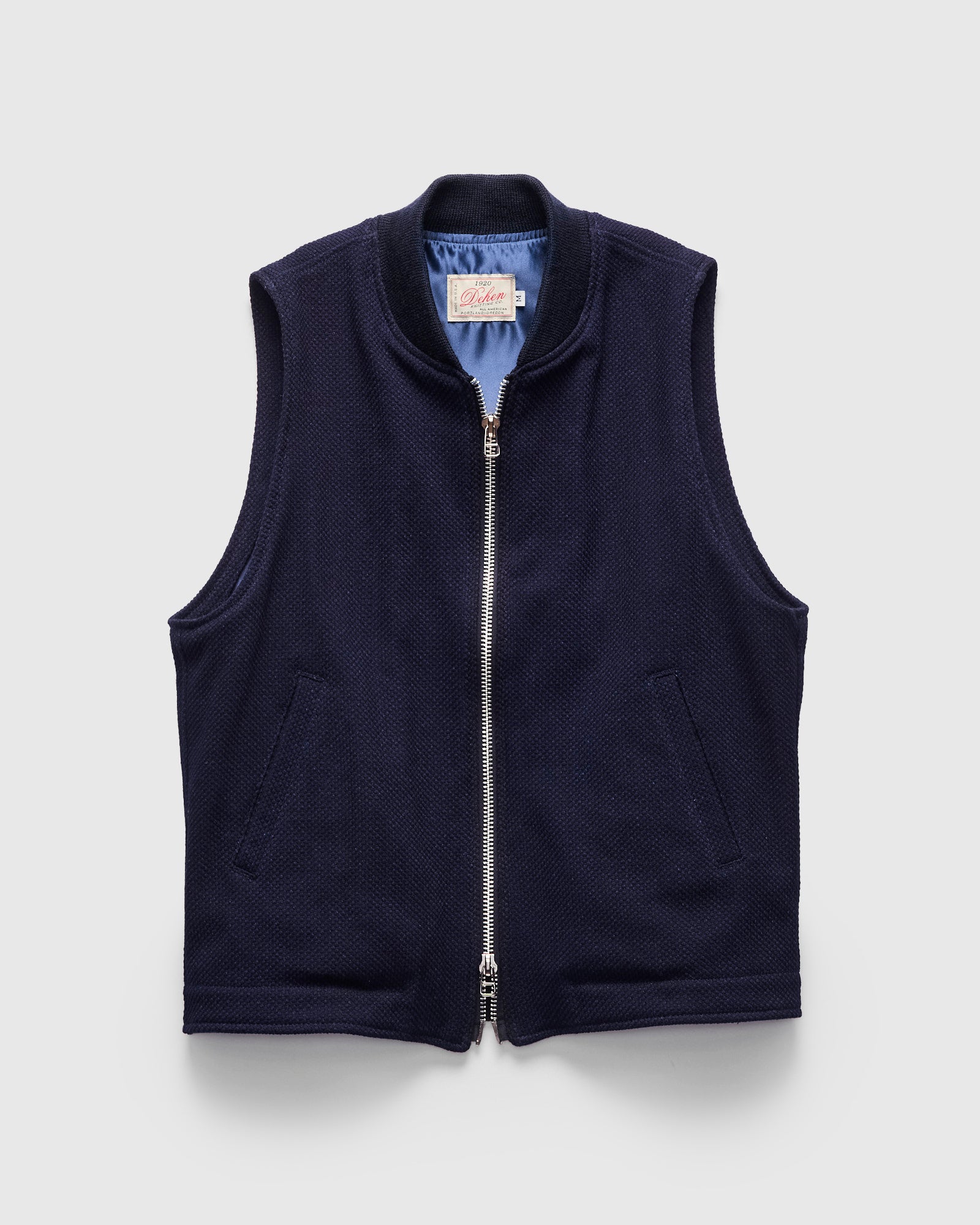 Flight Vest in Indigo Sashiko – Blue Owl Workshop