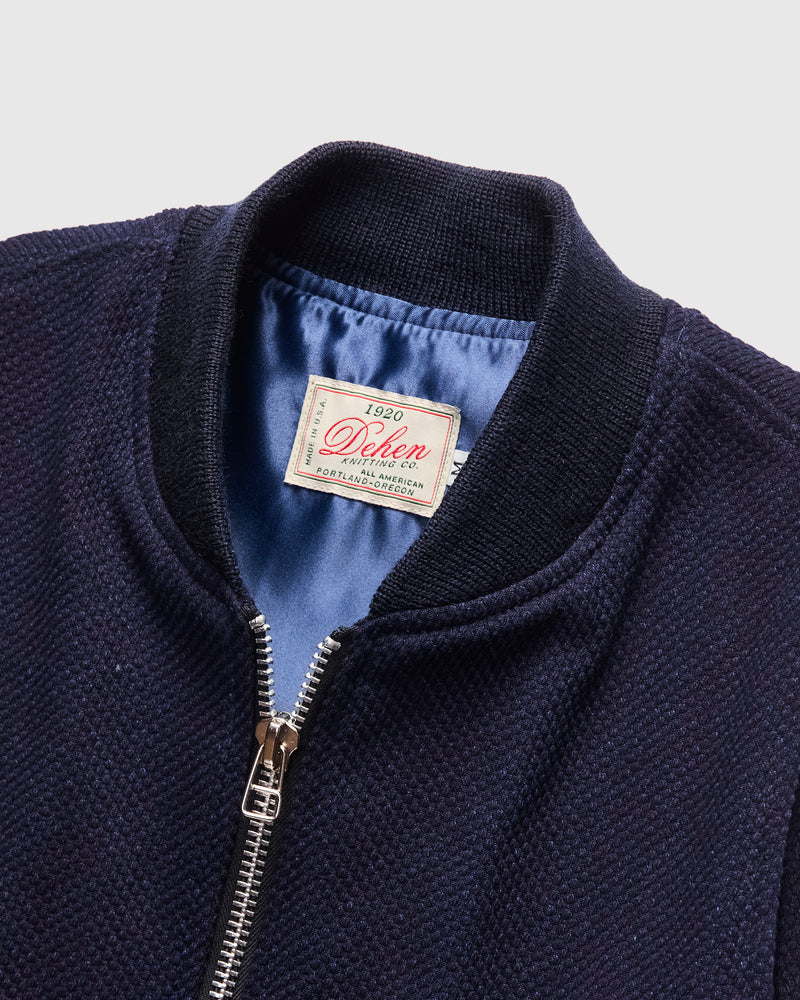 Flight Vest in Indigo Sashiko