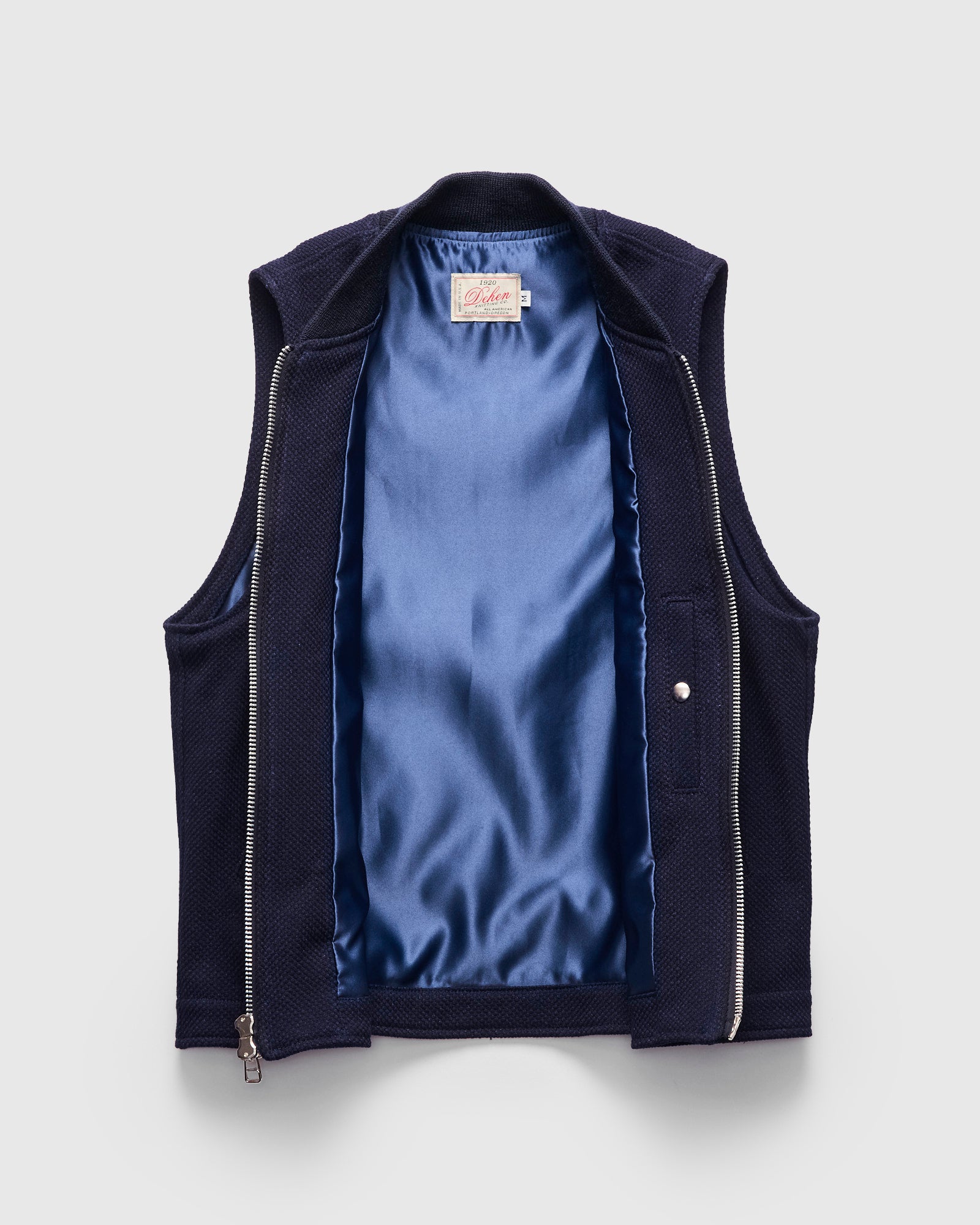 Flight Vest in Indigo Sashiko – Blue Owl Workshop