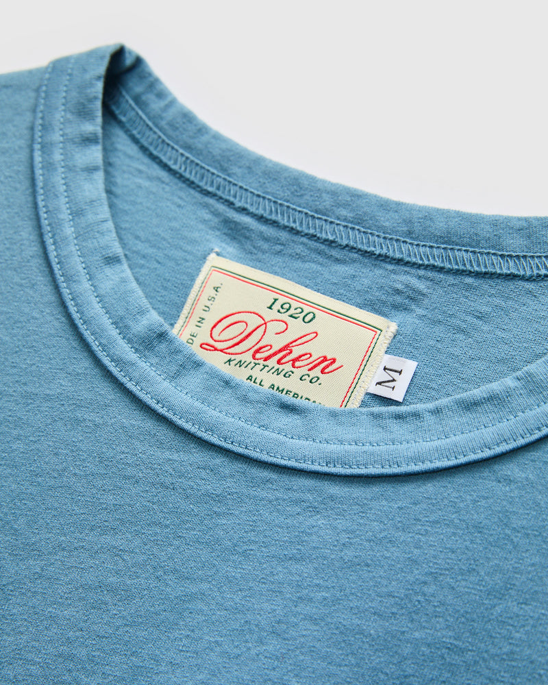 Heavy Duty Tee in Faded Blue