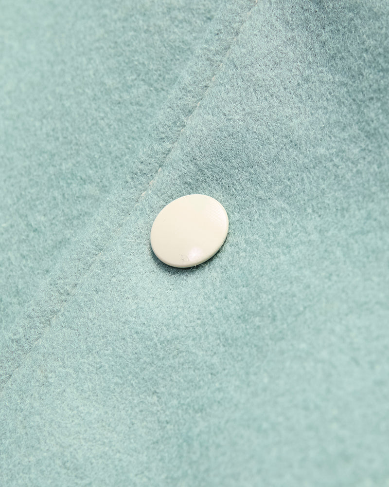 2-Stripe Varsity Jacket in Reef Ecowise Wool Milk Leather