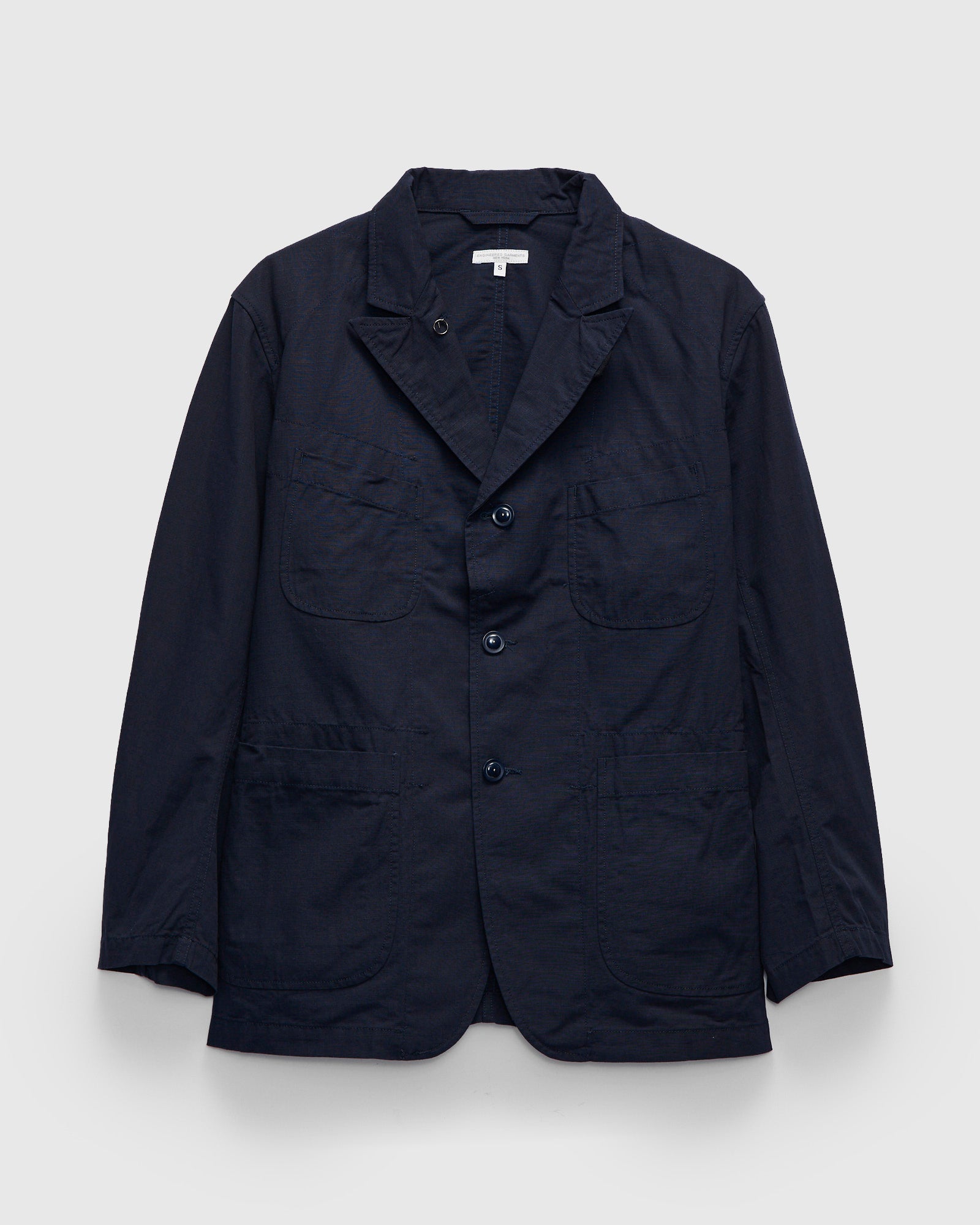 Light Bedford Jacket in Dark Navy Cotton Ripstop – Blue Owl Workshop