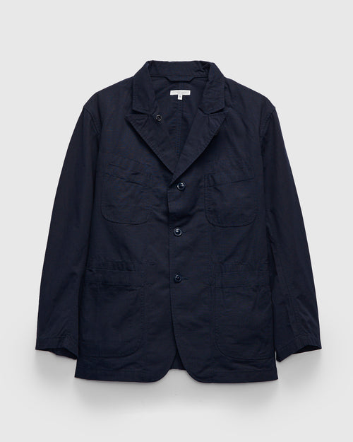 Light Bedford Jacket in Dark Navy Cotton Ripstop