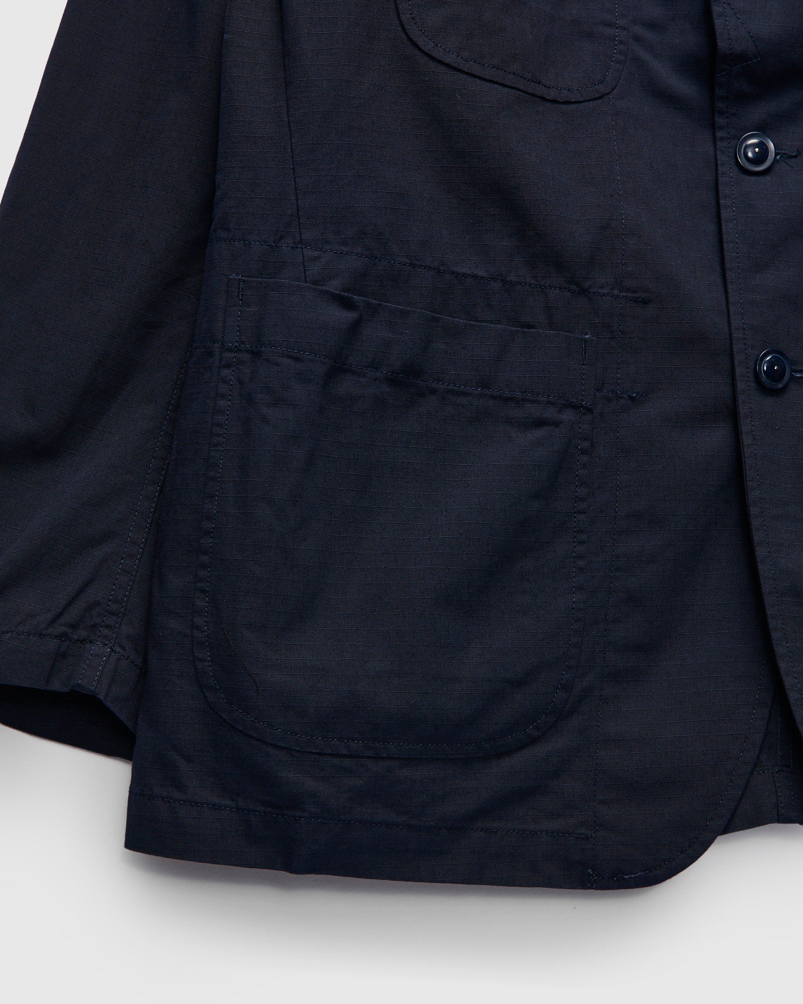 Light Bedford Jacket in Dark Navy Cotton Ripstop – Blue Owl Workshop