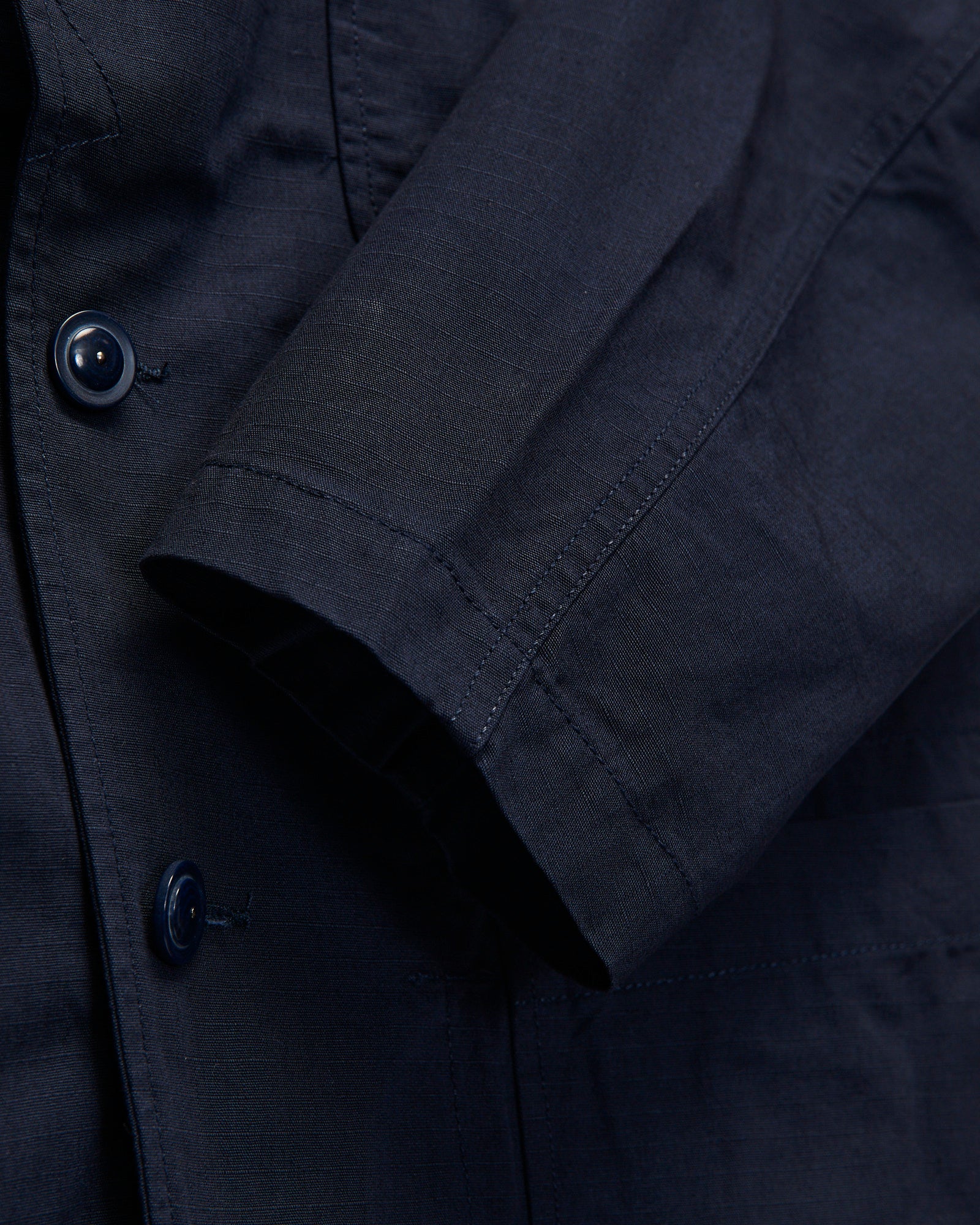 Light Bedford Jacket in Dark Navy Cotton Ripstop – Blue Owl Workshop