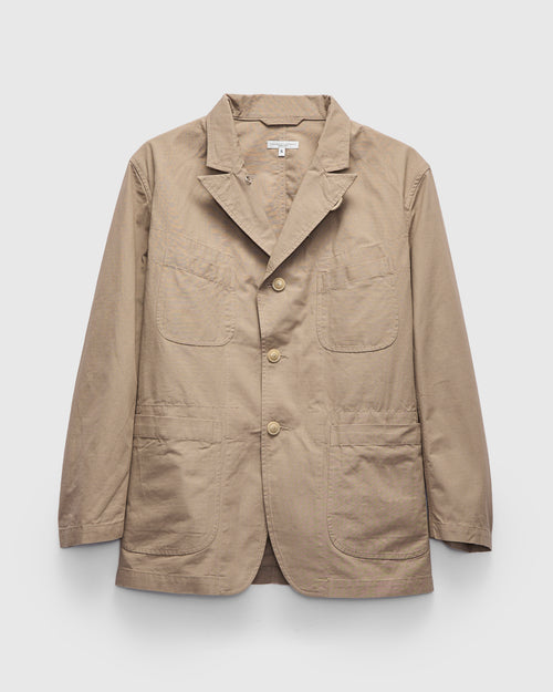 Light Bedford Jacket in Khaki Cotton Ripstop
