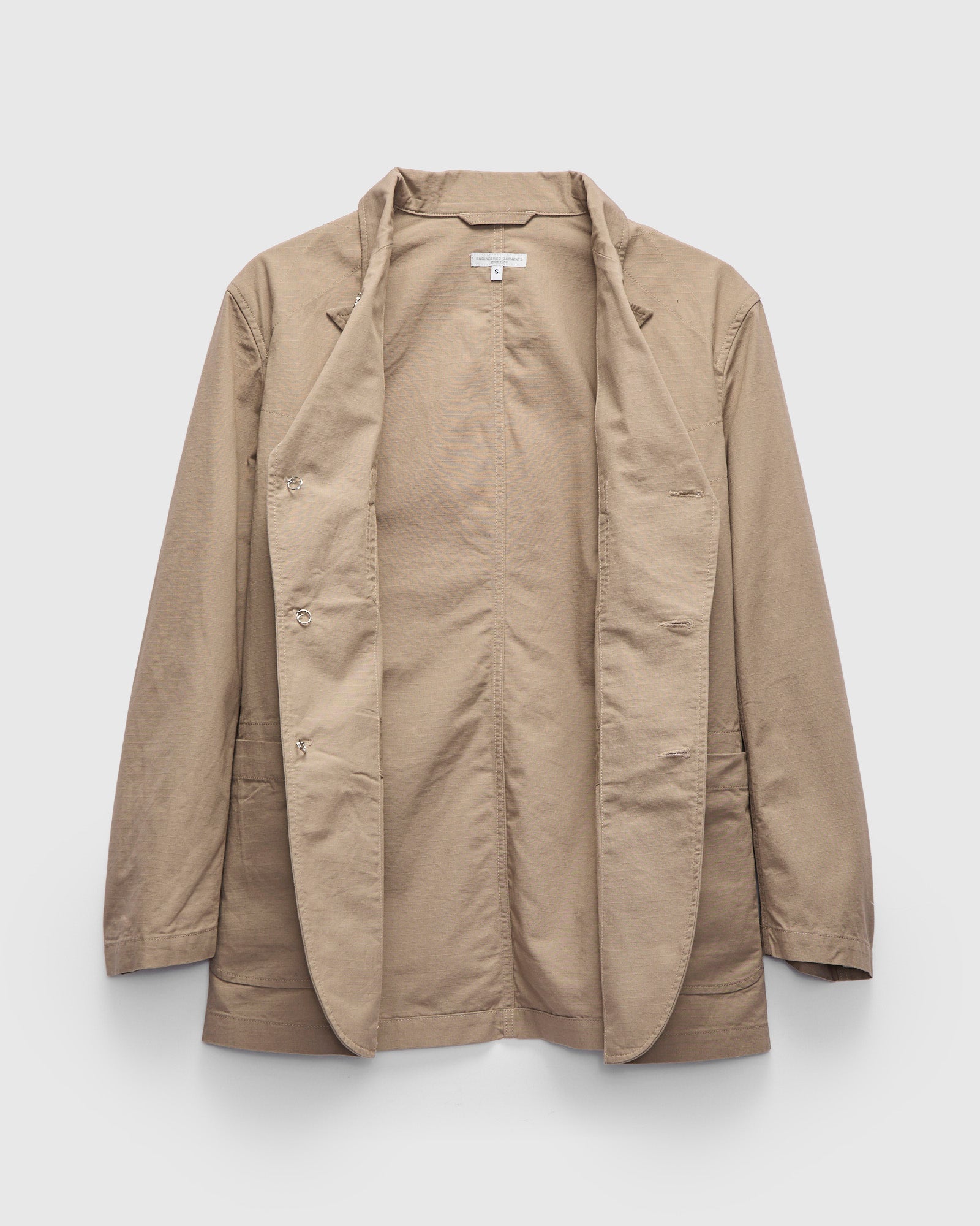 Light Bedford Jacket in Khaki Cotton Ripstop – Blue Owl Workshop