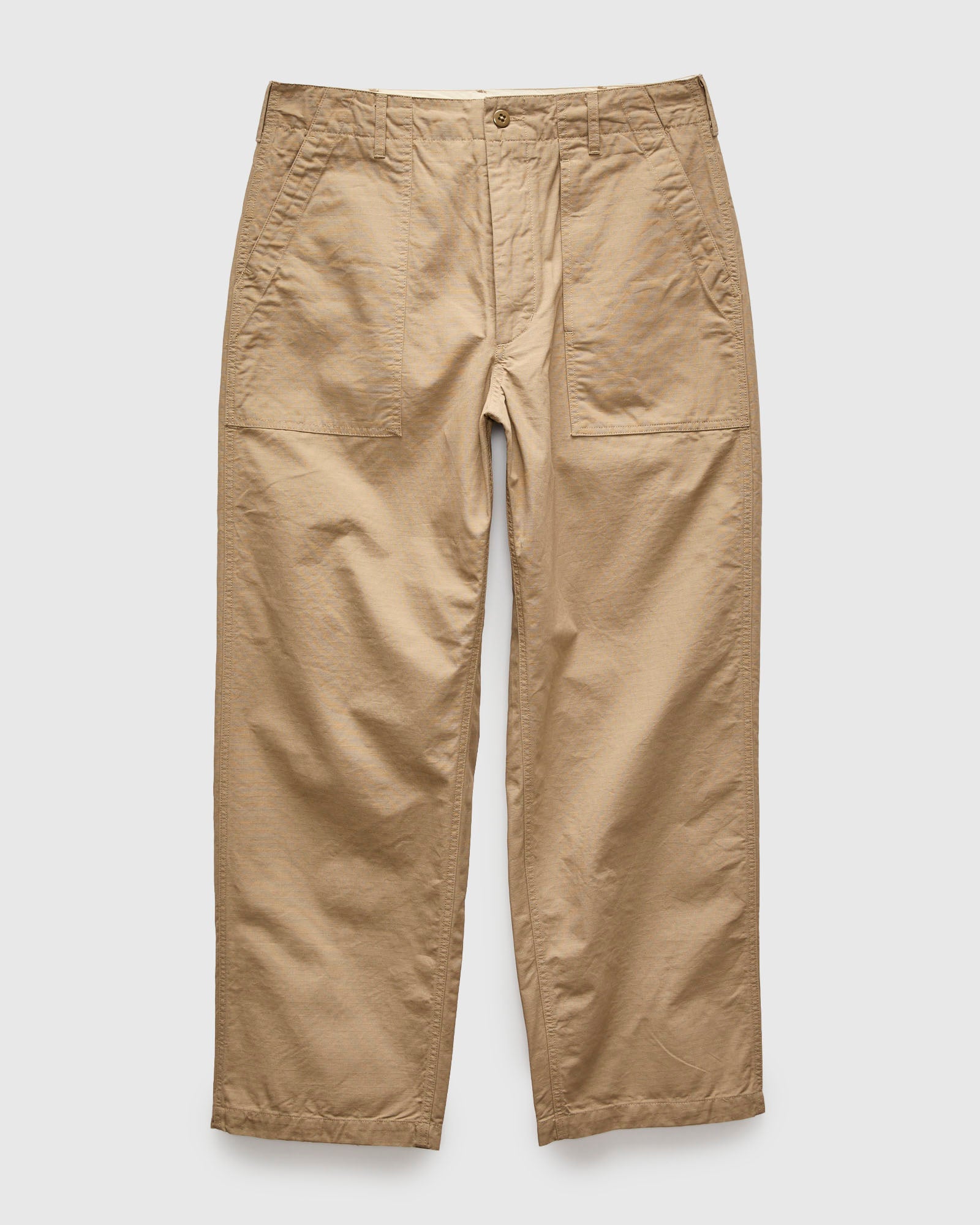 Fatigue Pants in Khaki Cotton Ripstop – Blue Owl Workshop