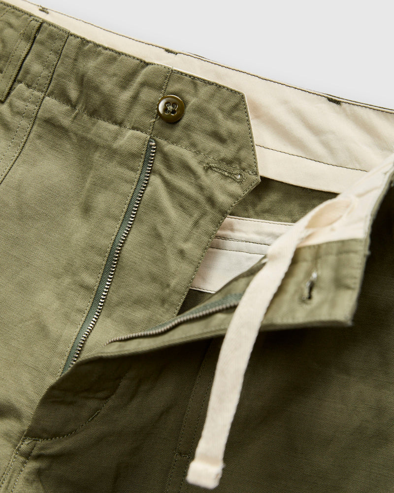 Fatigue Pants in Olive Cotton Ripstop