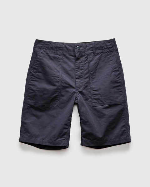Fatigue Shorts in Navy Cotton Ripstop – Blue Owl Workshop