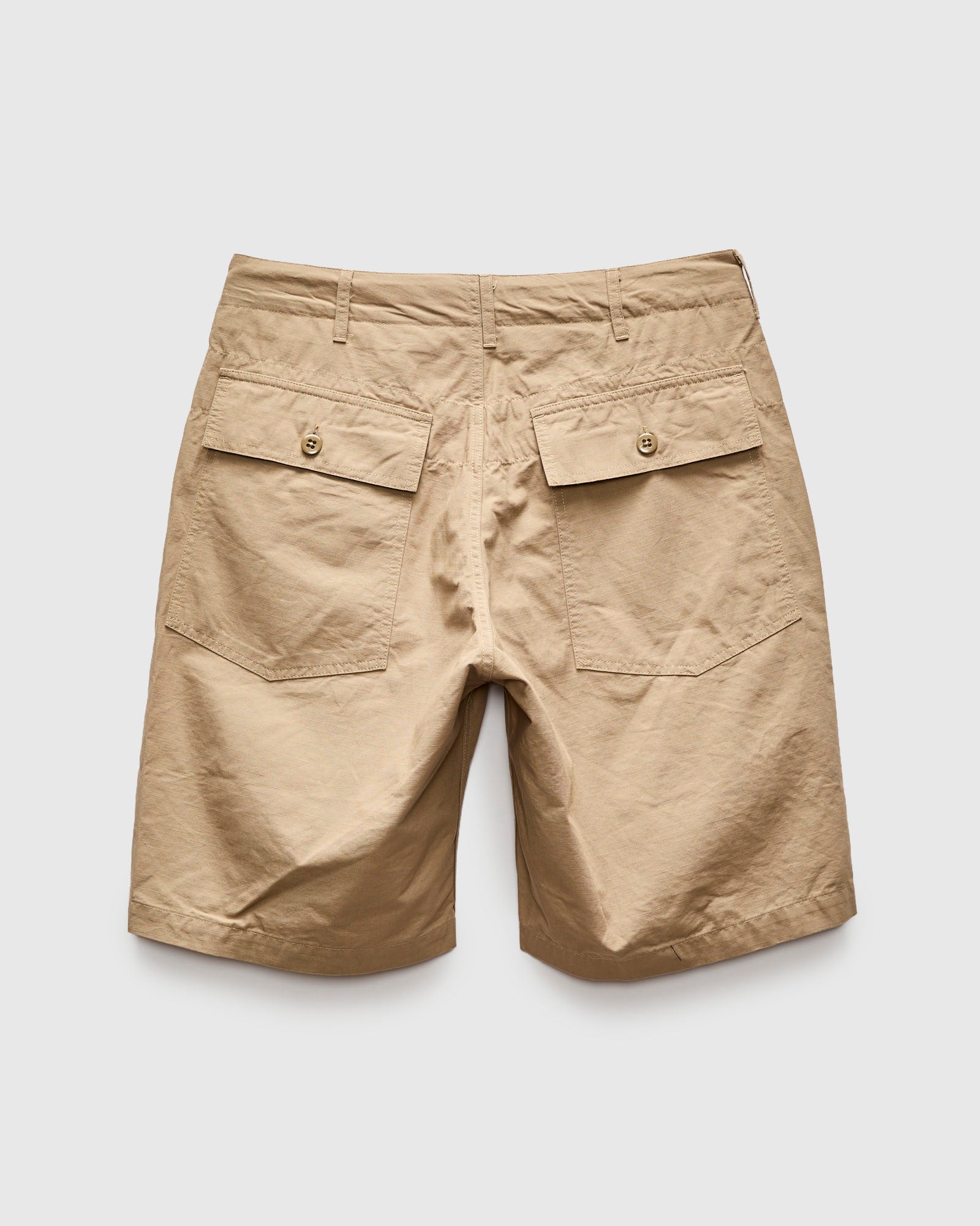 Light Fatigue Short in Khaki Cotton Ripstop – Blue Owl Workshop