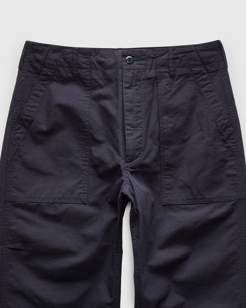 Light Fatigue Pants in Dark Navy Cotton Ripstop