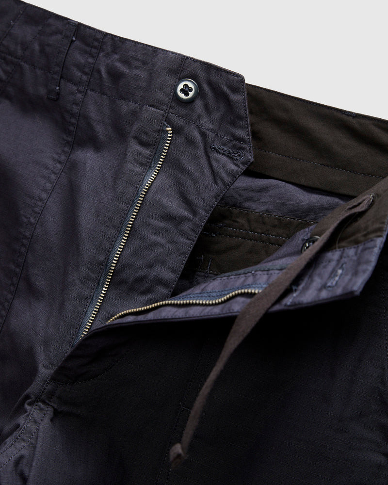 Light Fatigue Pants in Dark Navy Cotton Ripstop