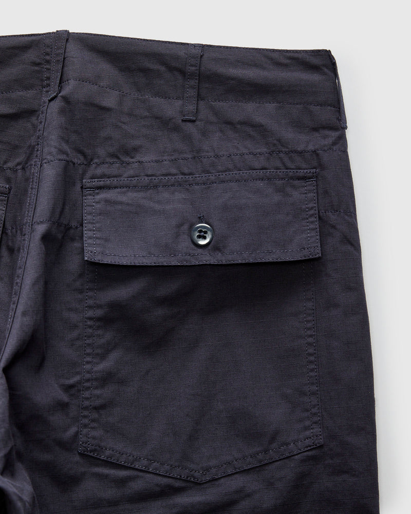 Light Fatigue Pants in Dark Navy Cotton Ripstop