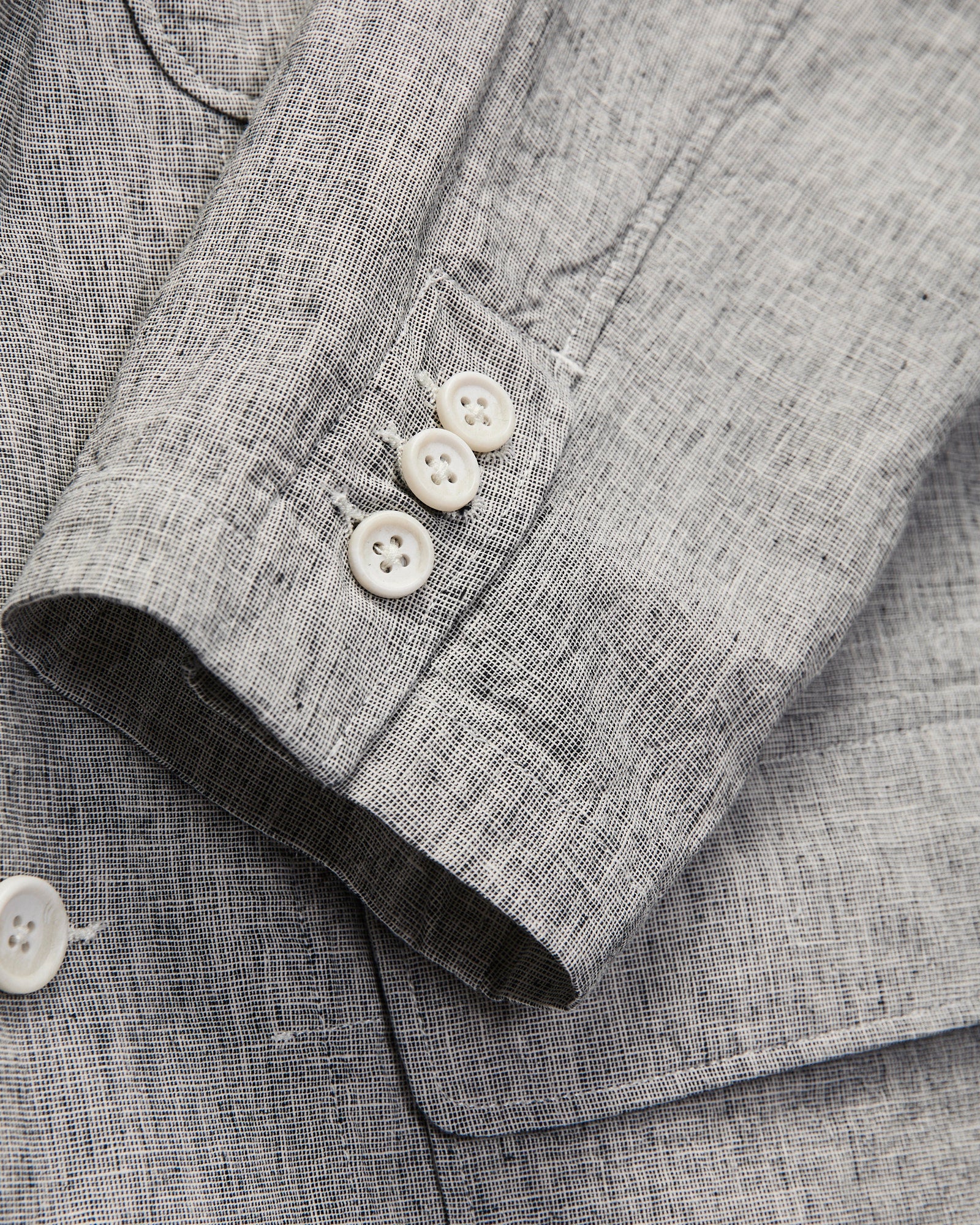 Loiter Jacket in Cotton-Linen Heather Grey Melange – Blue Owl Workshop