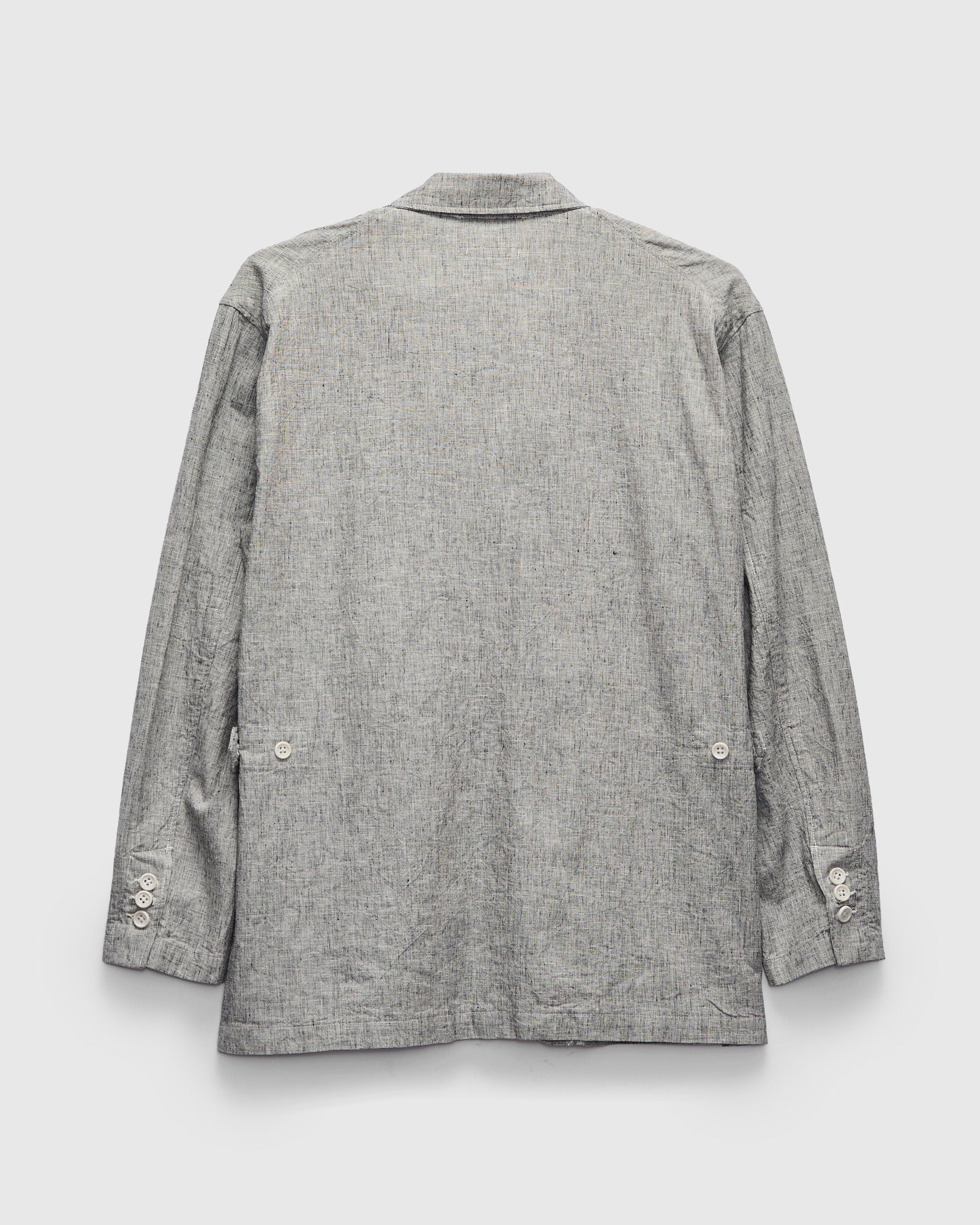 Loiter Jacket in Cotton-Linen Heather Grey Melange – Blue Owl Workshop