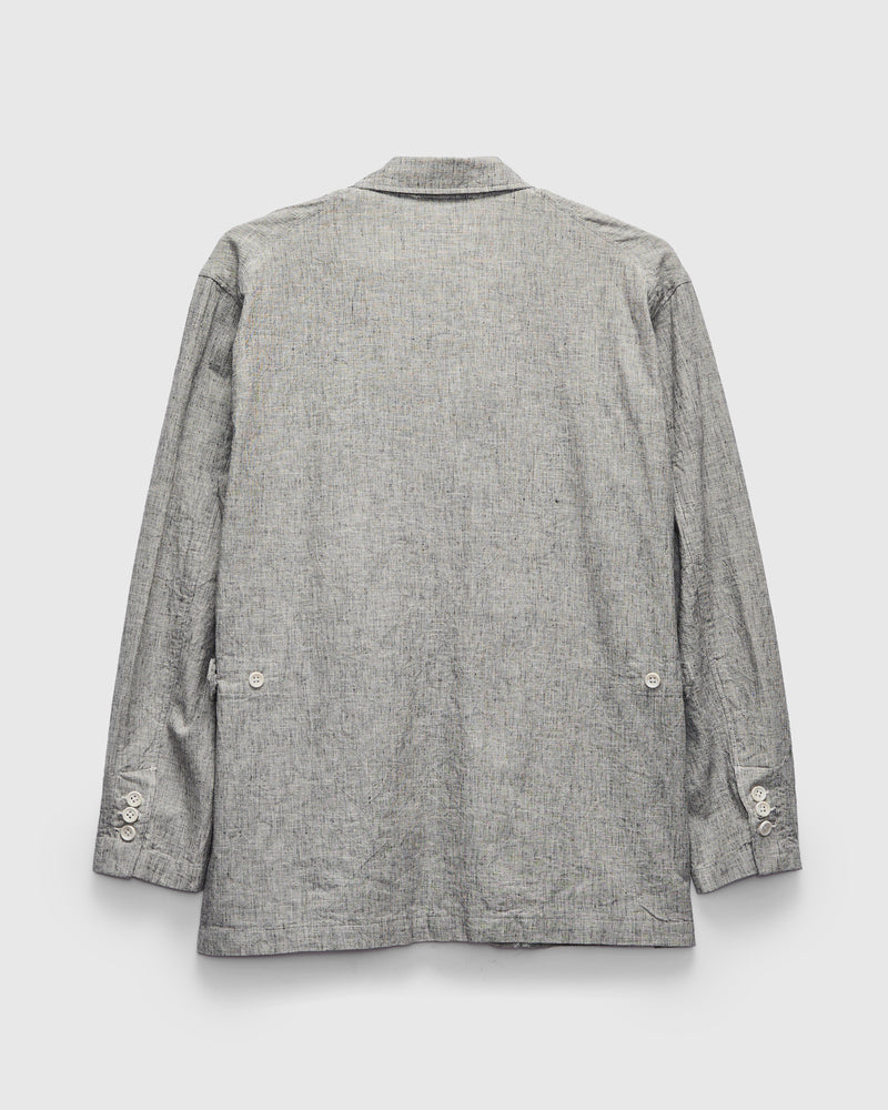 Loiter Jacket in Cotton-Linen Heather Grey Melange