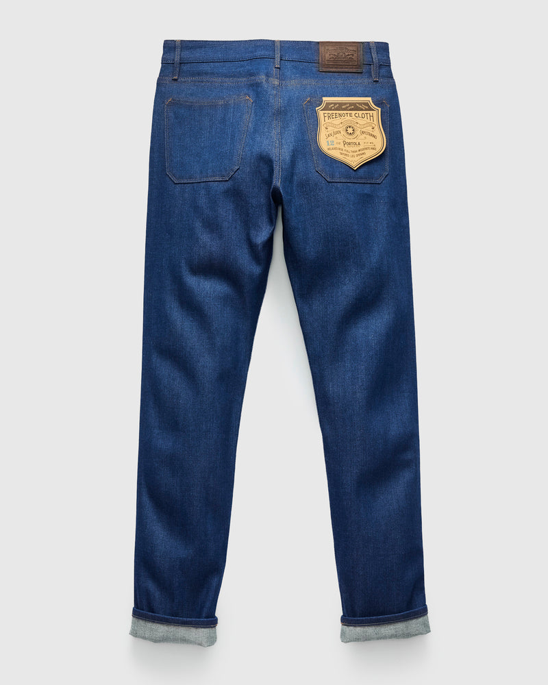 "Vintage Blue Portola" 12oz Selvedge Denim - Tapered Fit