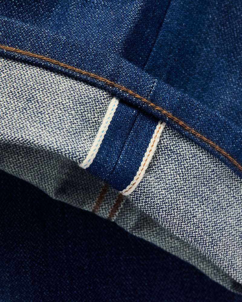 "Vintage Blue Portola" 12oz Selvedge Denim - Tapered Fit