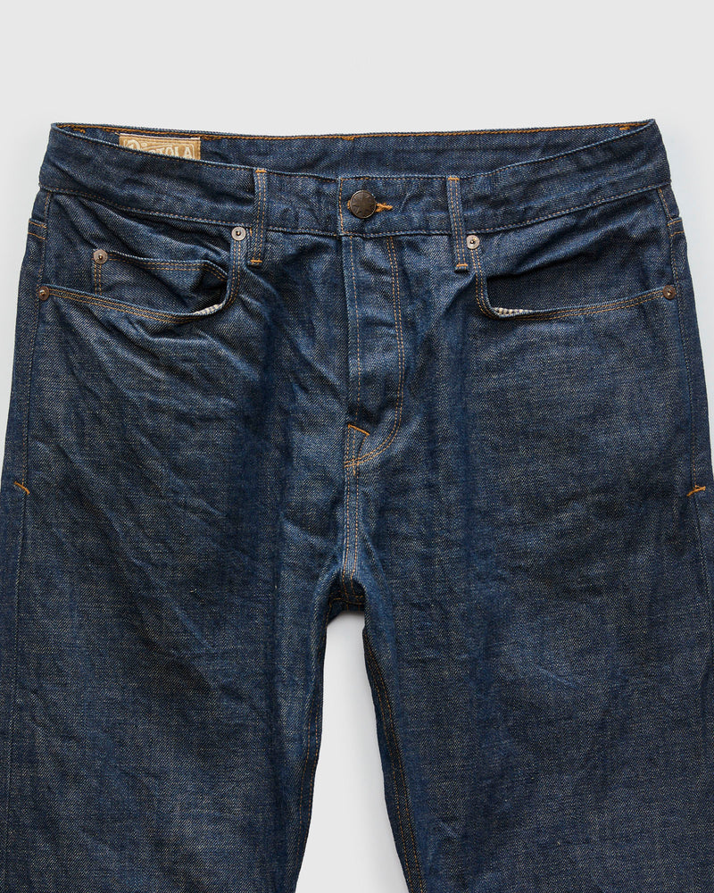 "Natural Rinsed Portola" 13oz Selvedge Denim - Tapered Fit