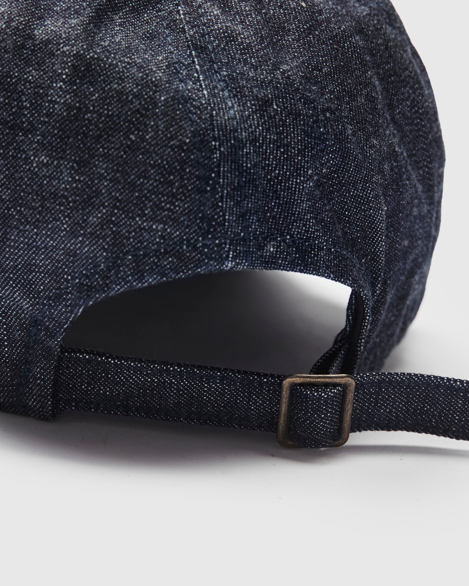 Chain Embroidery Denim Cap in Indigo Blue – Blue Owl Workshop