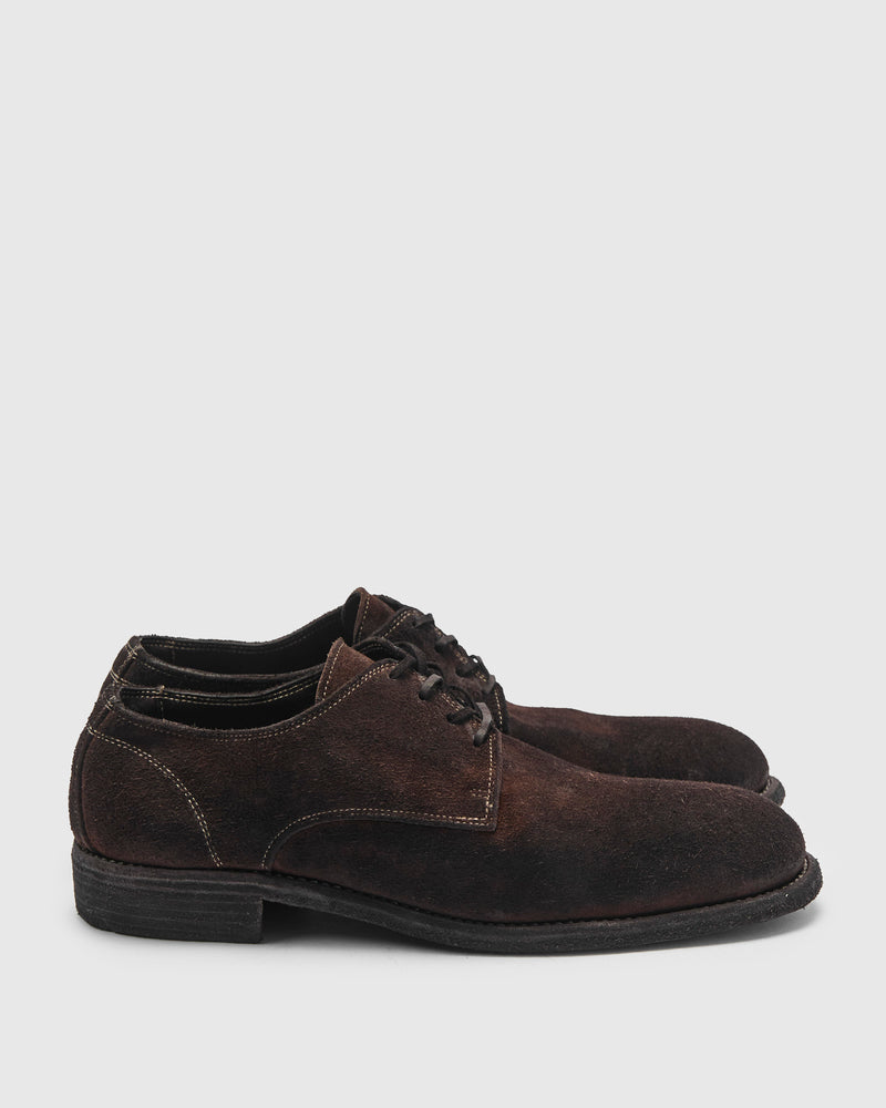 992 Classic Derby in Dark Brown Reverse Horse Leather