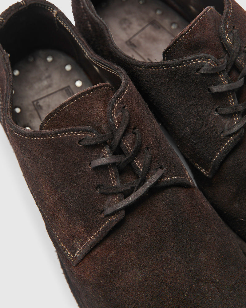 992 Classic Derby in Dark Brown Reverse Horse Leather