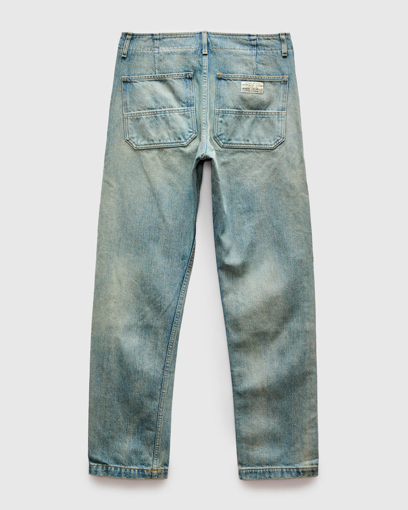 Hencye Double Knee Workpant in Natural Indigo