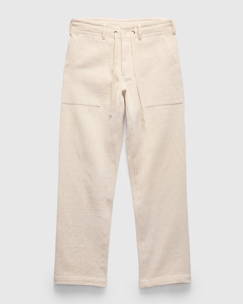 Obelisk Pant in Natural Undyed Powerloom Denim