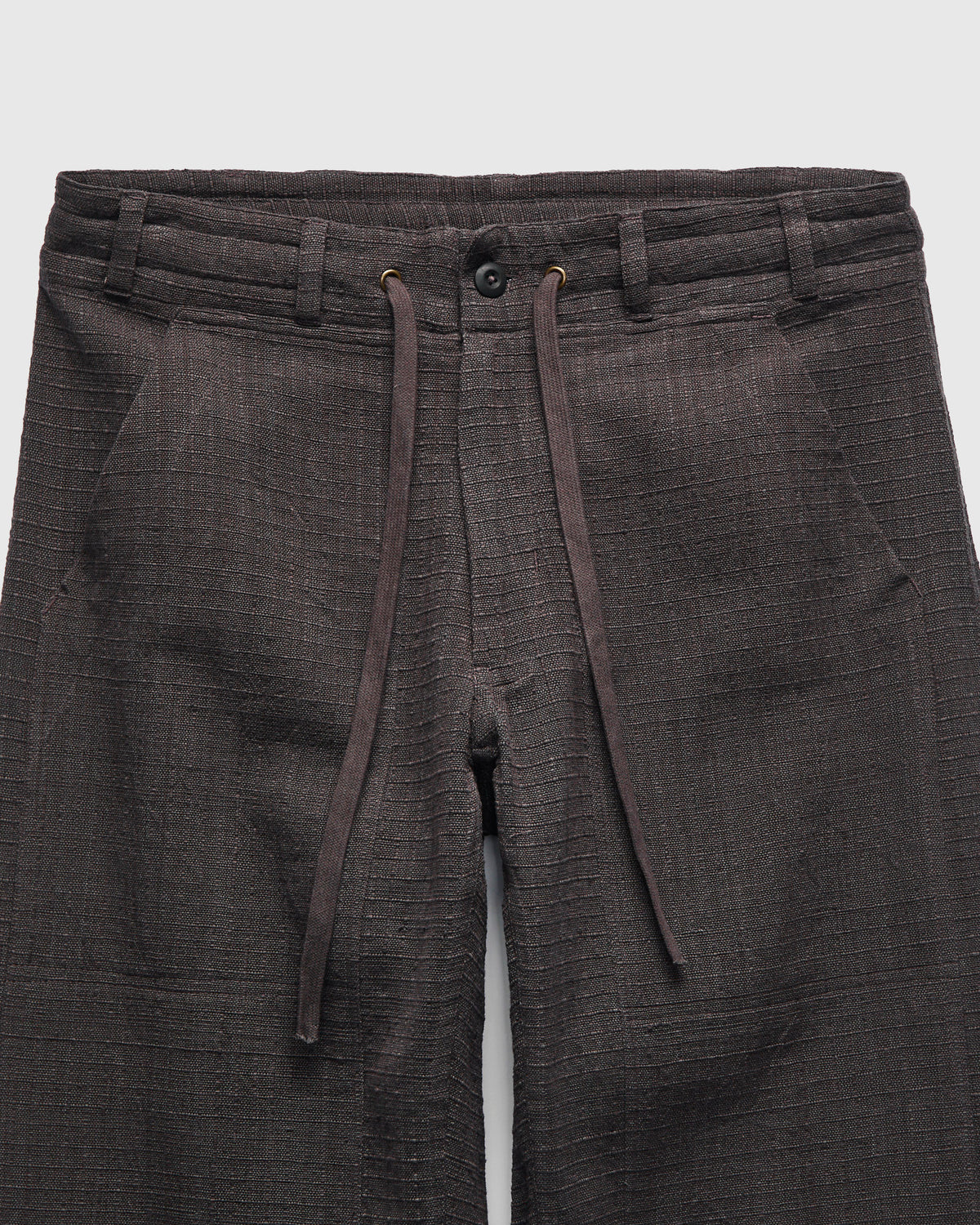 Close Raka Raka Pant in Smoke Handwoven Ripstop – Blue Owl Workshop