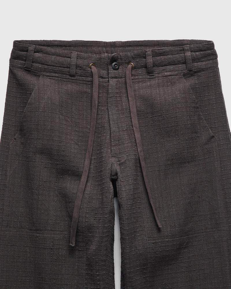 Raka Pant in Smoke Handwoven Ripstop