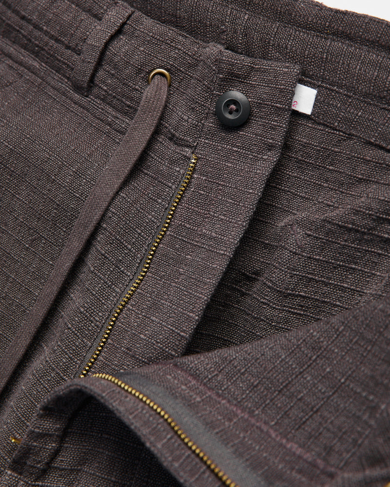 Raka Pant in Smoke Handwoven Ripstop