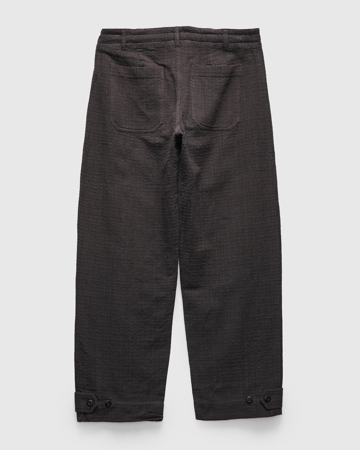 Close Raka Raka Pant in Smoke Handwoven Ripstop – Blue Owl Workshop
