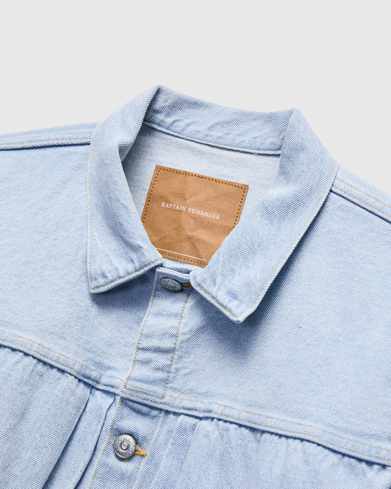 Denim Tracker 1P Jacket in Indigo Ice Wash